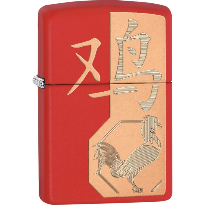 Зажигалка Zippo Classic 29259, красная матовая